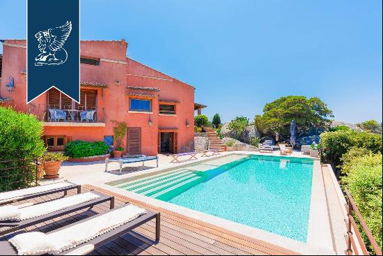 Charming villa surrounded by nature with a view of the sea in Porto Rotondo