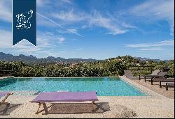 Charming villa surrounded by nature with a view of the sea in Porto Rotondo