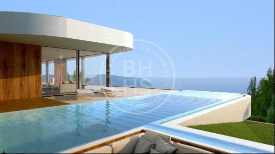 New project luxury villa with two infinity pools in Moraira, Teulada 03724