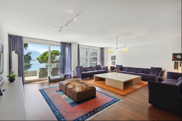 Spacious apartment downtown and facing the docks, bright