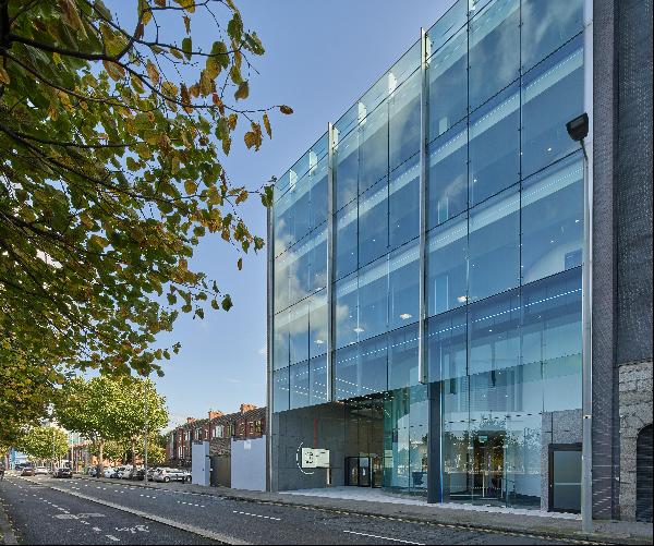 24-26 City Quay is a landmark office building over-looking the River Liffey. The available