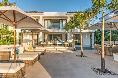 Newly built beachfront villa on the west coast of Barbados