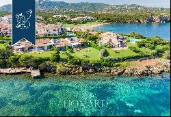 Wonderful estate framed by the Gulf of Cala del Faro in Porto Cervo for sale