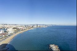 Placa de La Rosa Dels Vents, Barcelona, Cataluna, Espana