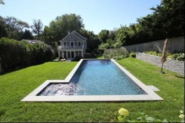 This historic -yet modern- Sag Harbor Village home has three bedrooms and three baths, and