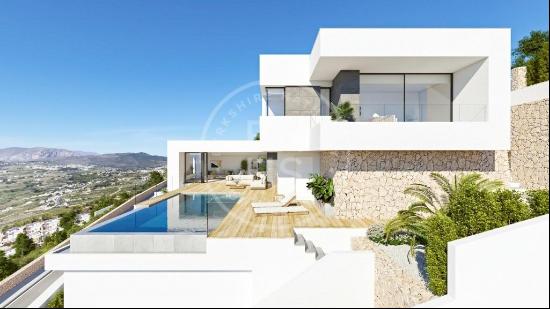 Luxury villa with wonderful sea views in Cumbre del Sol, Benitachell 03726