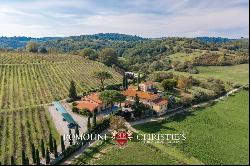 ESTATE WITH VINEYARD AND HUNTING RESERVE FOR SALE IN FLORENCE, TUSCANY