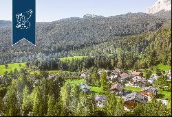 Alpine-style chalet in a high position with a view of the Boite Valley