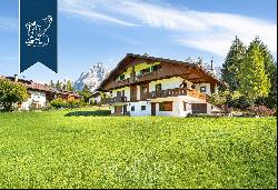 Alpine-style chalet in a high position with a view of the Boite Valley