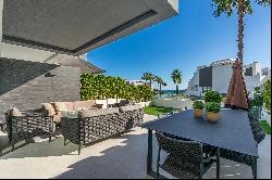 Modern luxury townhouse in front line beach Estepona