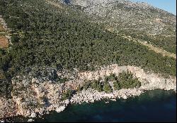 Seafront land on island Hvar