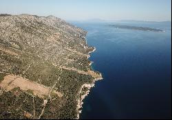 Seafront land on island Hvar