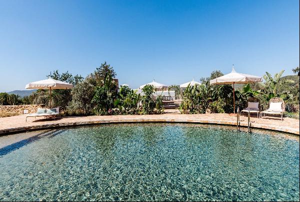 Expansive curated ibicencan Finca with lush gardens in San Lorenzo-Ibiza