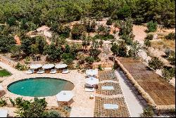 Expansive curated ibicencan Finca with lush gardens in San Lorenzo-Ibiza