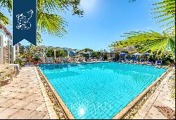 Typical Mediterranean villa with pool and sea-facing garden in Ischia