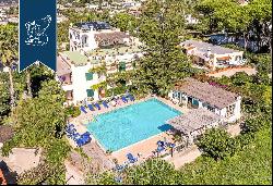 Typical Mediterranean villa with pool and sea-facing garden in Ischia