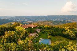 A spectacular villa perched atop Monte Santa Croce