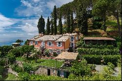 Luxury villa, overlooking the bay of Portofino