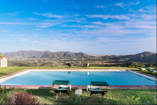 A picturesque villa in the hills above Lucca