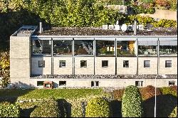 Lugano: modern villa with view of Lake Lugano for sale