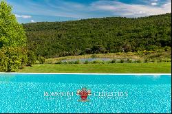 RESTORED HAMLET, ESTATE FOR SALE CHIANTI HILLS, SIENA