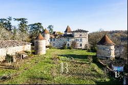 MAGNIFICENT MEDIEVAL AND RENAISSANCE CHATEAU IN THE GERS WITH 208 HECTARES