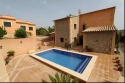 Typical Majorcan house very close to the mountains