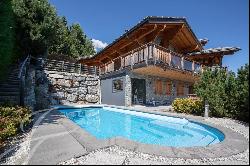 Magnificent mountain chalet with swimming pool