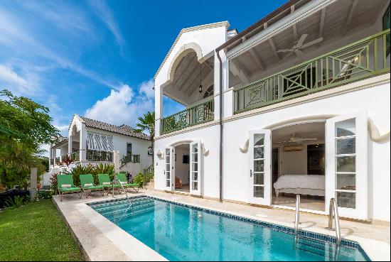 Semi-detached sea view villa with a swimming pool within Royal Westmoreland Resort