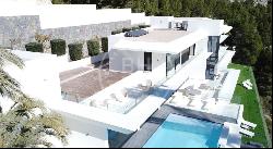 Luxury villa with panoramic sea views in Altea Hills, Altea 03590