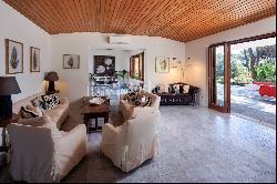 Villa on the exclusive Roccamare gated community's beach.