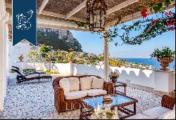 Charming independent villa with a panoramic terrace in Capri