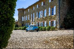 15th century medieval castle with gîtes, beautifully restored, 30 mn from Toulouse on 5 ha