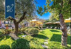 Wonderful hamlet nestles between the sea and the mountains along the Ligurian riviera