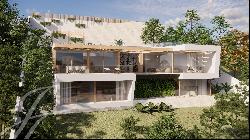New project of a luxury villa in a quiet area