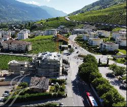 3.5 room penthouse apartment rented year-round - Sierre