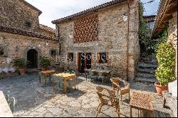 Small ancient hamlet on the Lunigiana hills