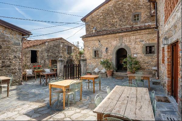 Small ancient hamlet on the Lunigiana hills