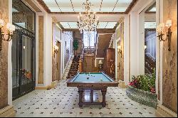 Nice Cimiez : Belle-Epoque Mansion garden & pool, panoramic view