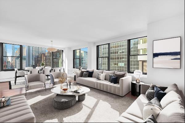 WELCOME TO THE PERFECT FULL-TIME RESIDENCE OR PIED-A-TERRE. Perched on the 21st Floor with