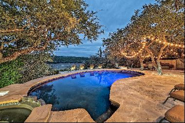 Waterfront Home with Lake and Hill Country Views