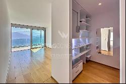 For sale in Vernate prestigious apartment with spectacular views of Lake Lugano