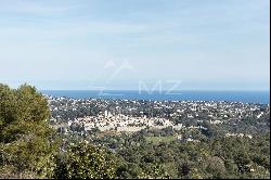 Close to Saint-Paul de Vence - Closed domain with panoramic sea views