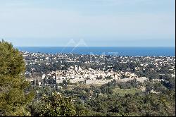 Close to Saint-Paul de Vence - Closed domain with panoramic sea views