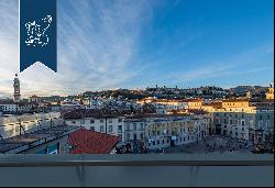 A unique property for its position, size and view over the main square of Bergamo's town c