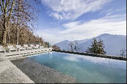 Villa Golden, a former medieval watchtower overlooking Lake Como