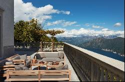 Villa Golden, a former medieval watchtower overlooking Lake Como