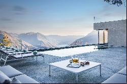 Villa Golden, a former medieval watchtower overlooking Lake Como