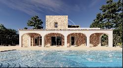 Rustic 3-Bedroom Villa with Mediterranean Style on a 10,000 sq m, Benissa 03720