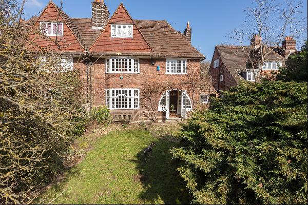 A beautiful six bedroom house overlooking Hampstead Heath.